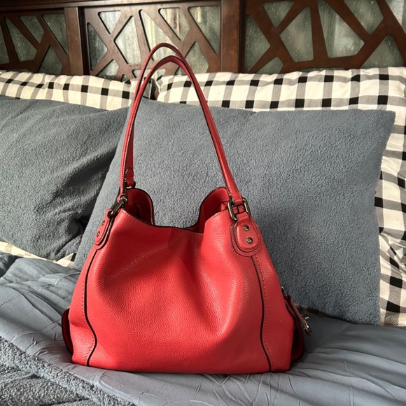 Red Coach Purse/Bag - Picture 2 of 5